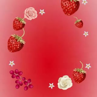 enchanting strawberries with dreamy pastel glow – aesthetic strawberry wallpaper