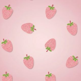 strawberries in dreamy pastel haze – aesthetic strawberry wallpaper