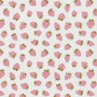 Soft pink strawberry aesthetic background Pink Strawberry Wallpaper