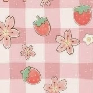 whimsical strawberries with soft highlights – aesthetic strawberry wallpaper