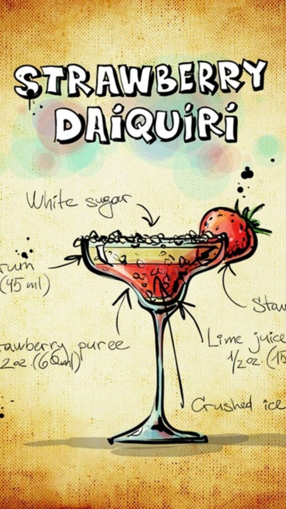 Aesthetic strawberry cocktail Aesthetic Strawberry wallpaper