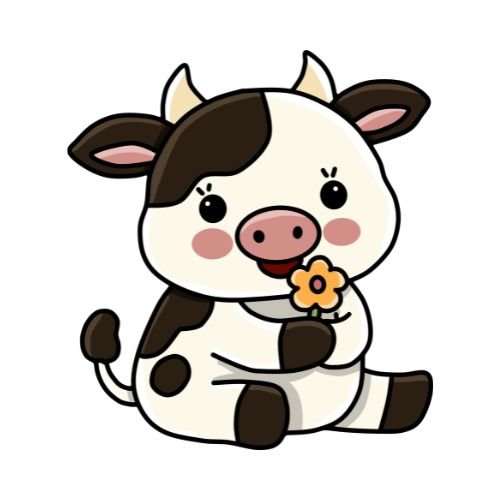 Blueberry Cow wallpaper