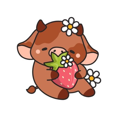 Cute Strawberry Cow pictures