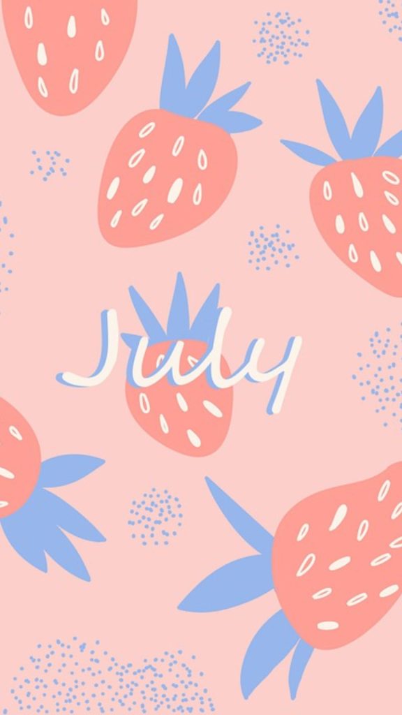 Cute strawberry art Aesthetic Strawberry wallpaper