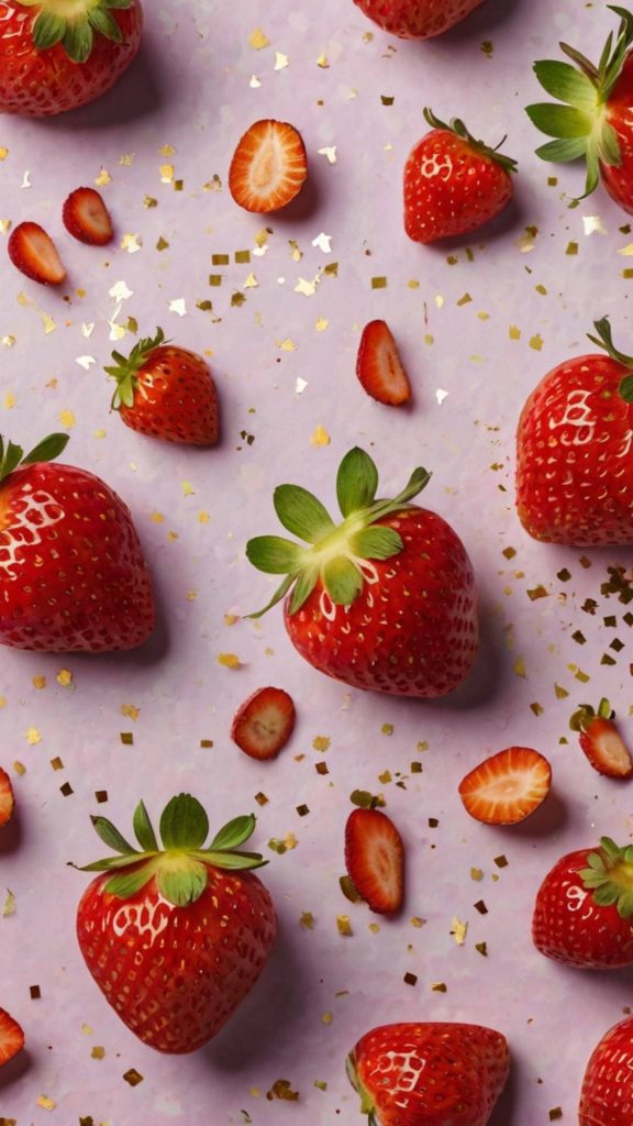 Delicious fruit strawberry wallpaper