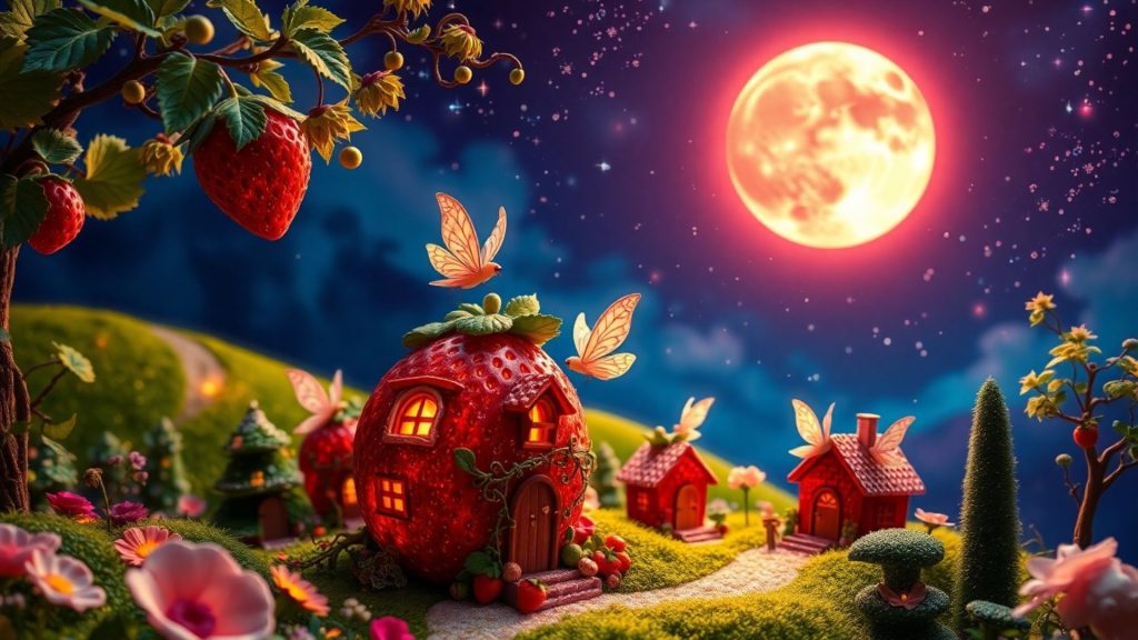 Dreamy fairyland Strawberry Wallpapers for Laptop