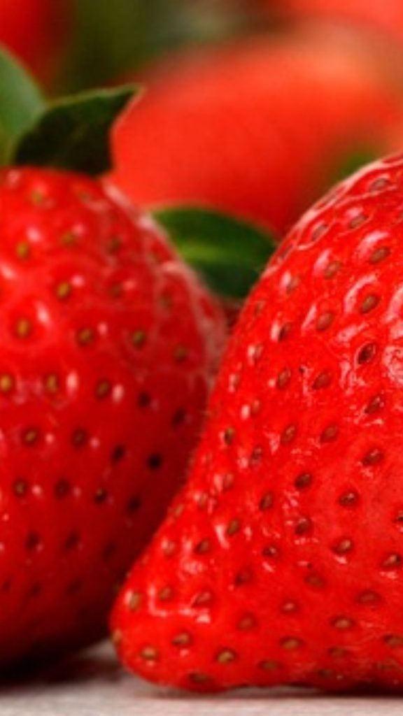 Farm fresh red juicy strawberries strawberry phone wallpaper