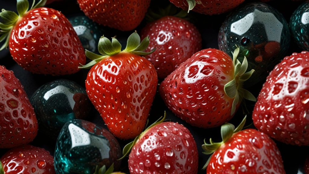 Gem stones strawberry wallpapers for laptop