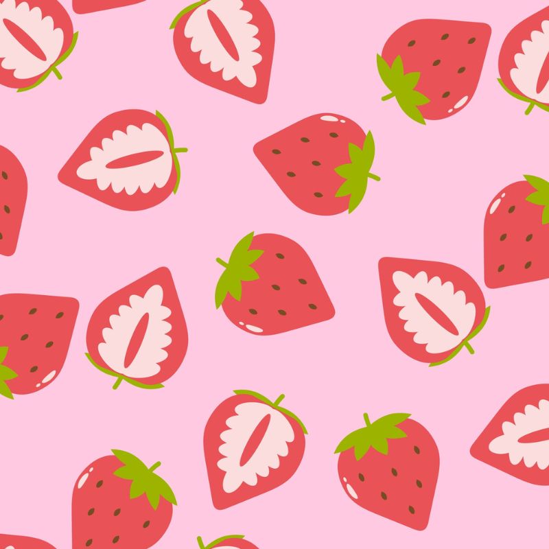 Kawaii Fruit Wallpaper