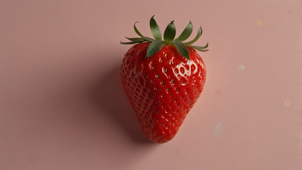 Minimal pink strawberry wallpapers for laptop