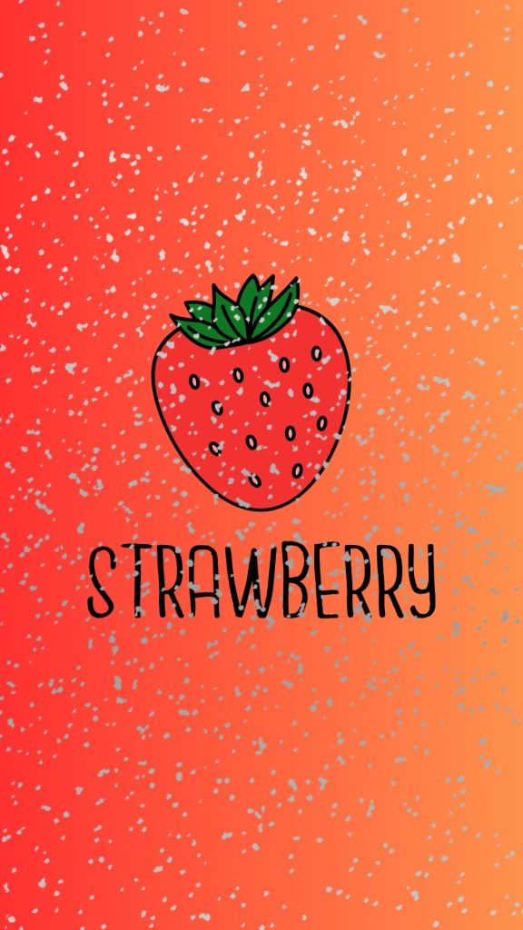 Red glitter Strawberry Aesthetic Strawberry wallpaper