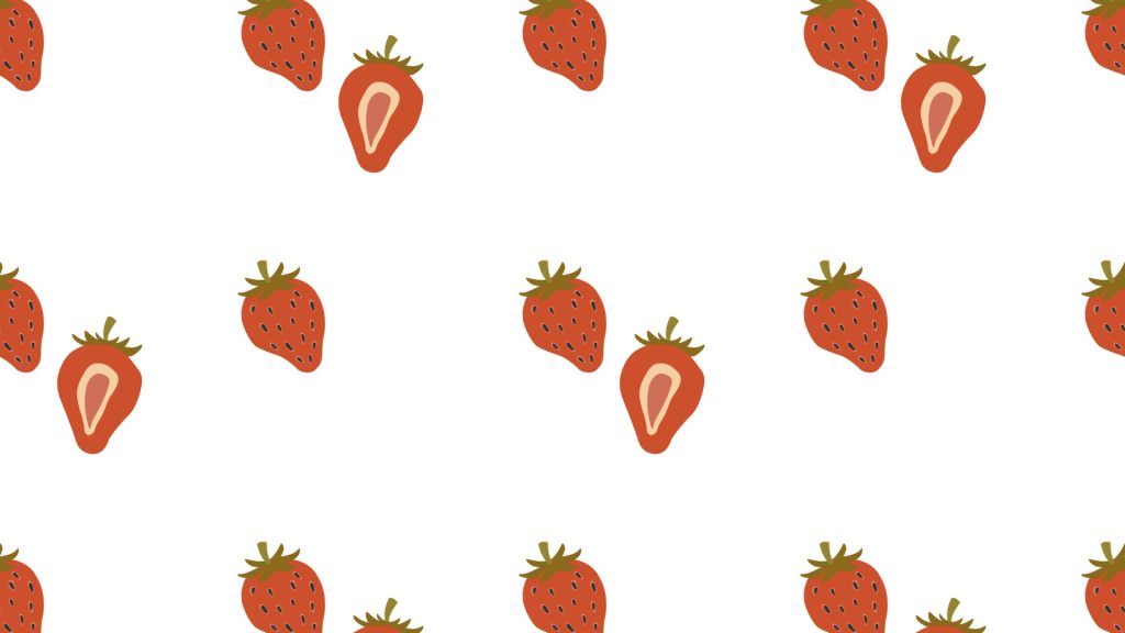 Strawberries on white background strawberry wallpaper for laptop