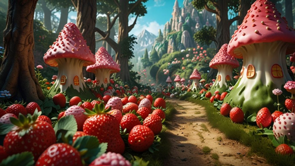 Strawberry land themed Strawberry Wallpapers for Laptop