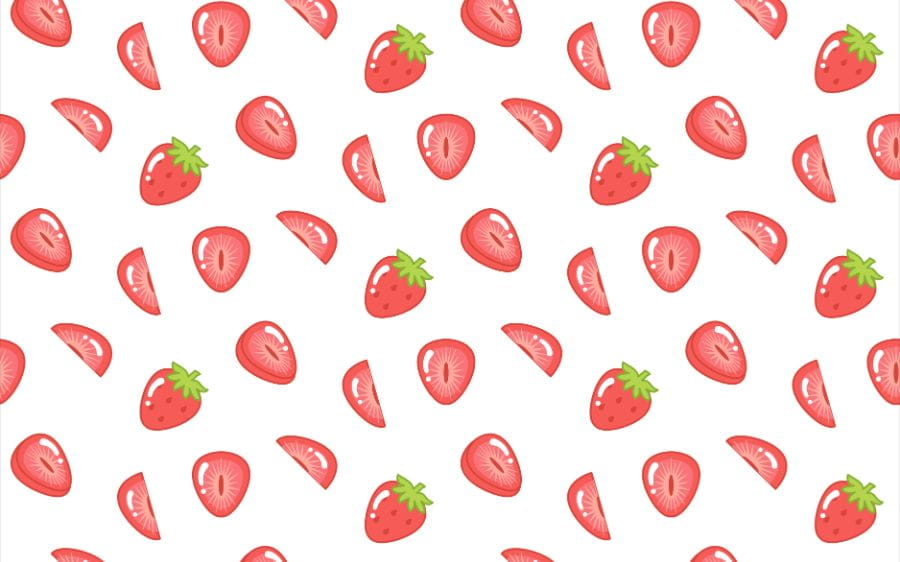 Strawberry wallpaper laptop aesthetic girl