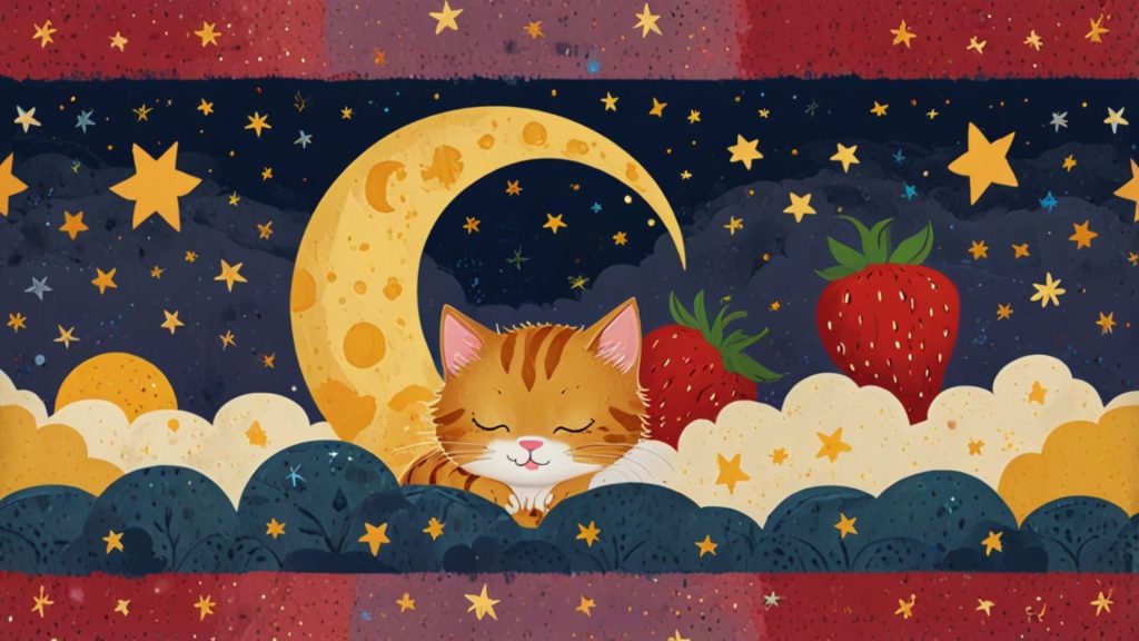 Sweet cat themed Strawberry Wallpapers for Laptop