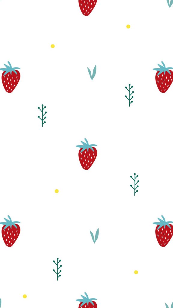 Trendy Aesthetic Strawberry wallpaper