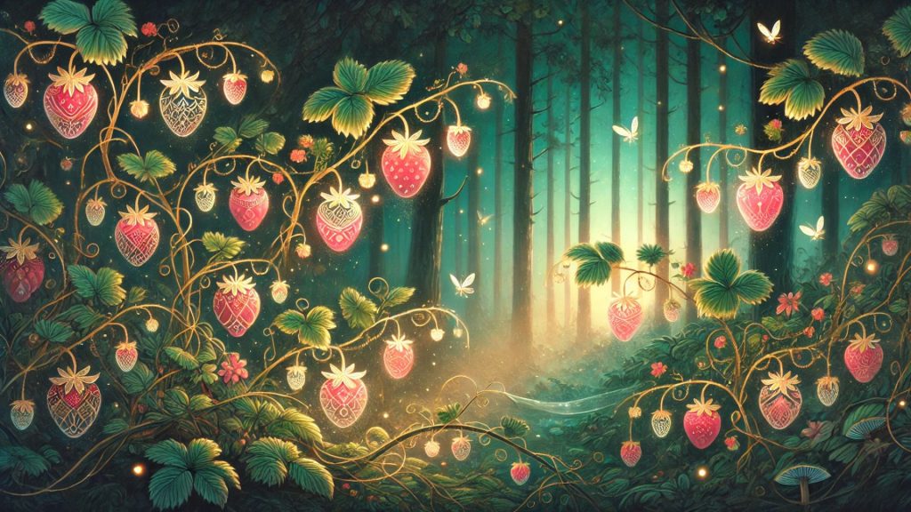 Vintage Strawberry Shortcake Cartoon Wallpaper