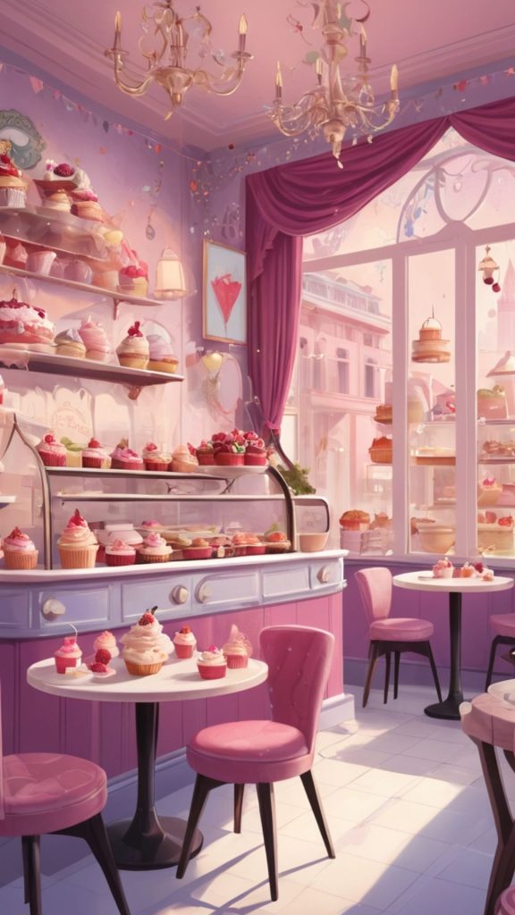 Vintage strawberry shortcakes cafe Strawberry shortcake cartoon wallpaper