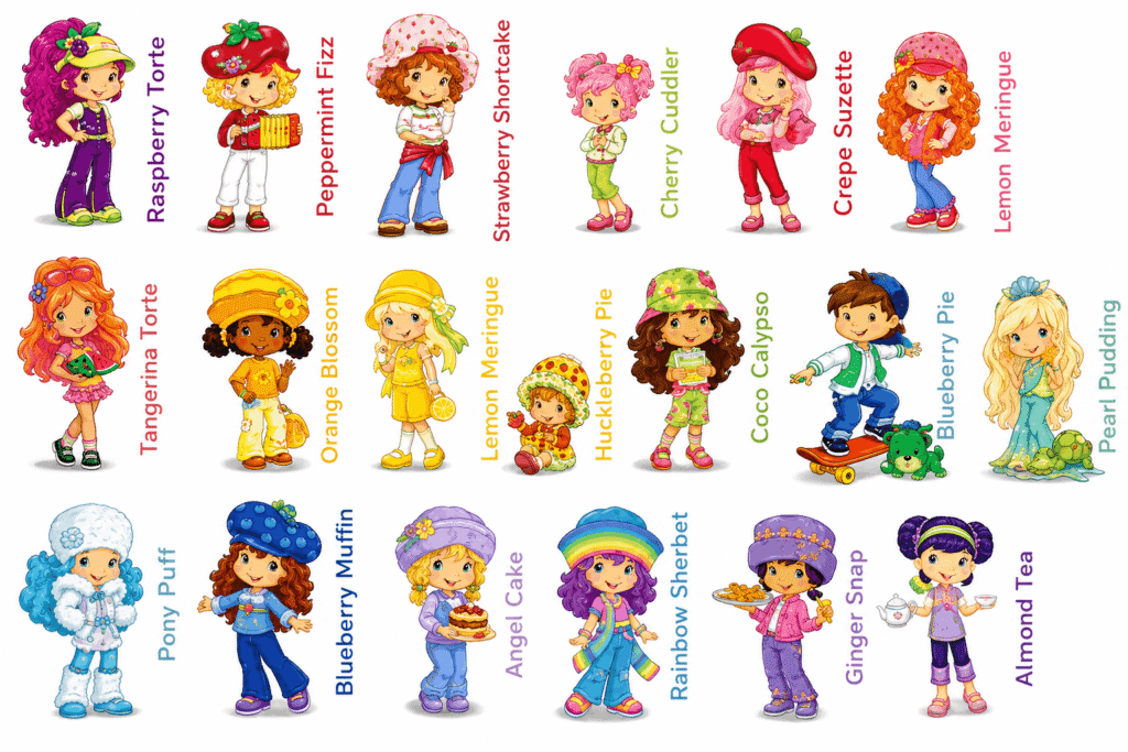 strawberry shortcake characters 2026