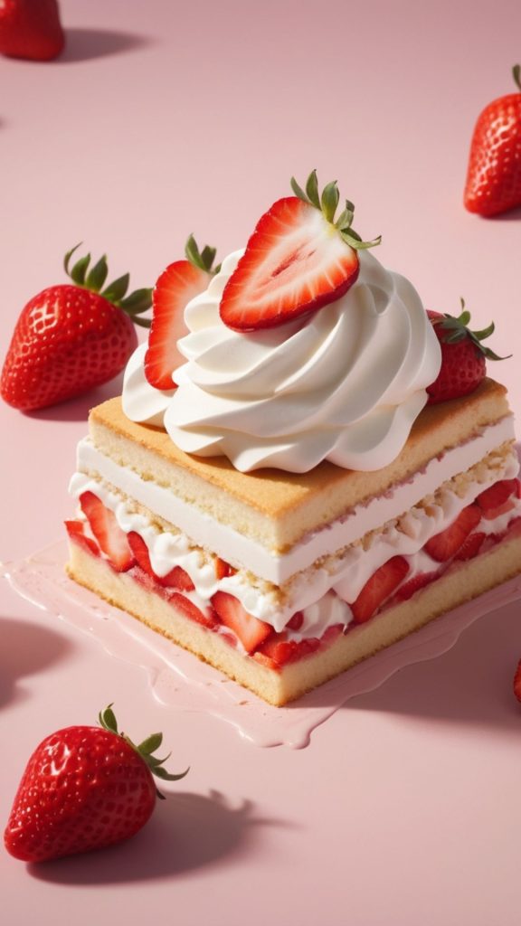 strawberry shorty short cake with strawberry and cake strawberry shortcake cartoon wallpaper