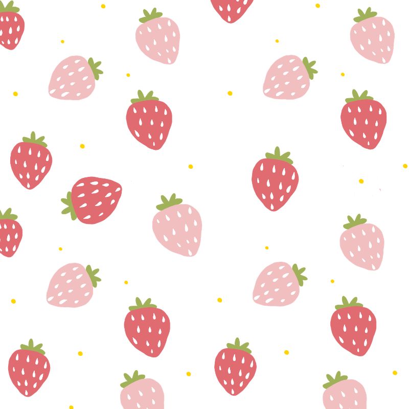 strawberry wallpaper aesthetic