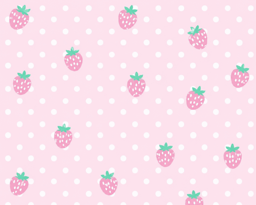 A vibrant strawberry wallpaper featuring red strawberries