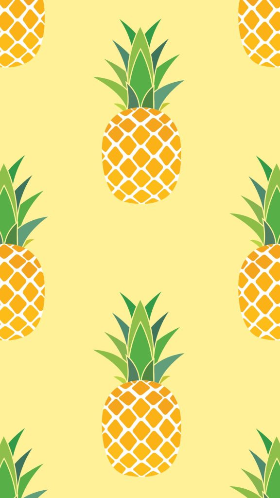 Aesthetic pineapples with skin vintage background Pineapple wallpaper