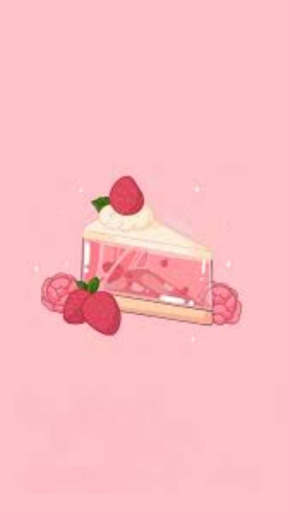Aesthetic shortcake with strawberries and cream strawberry shortcake wallpaper