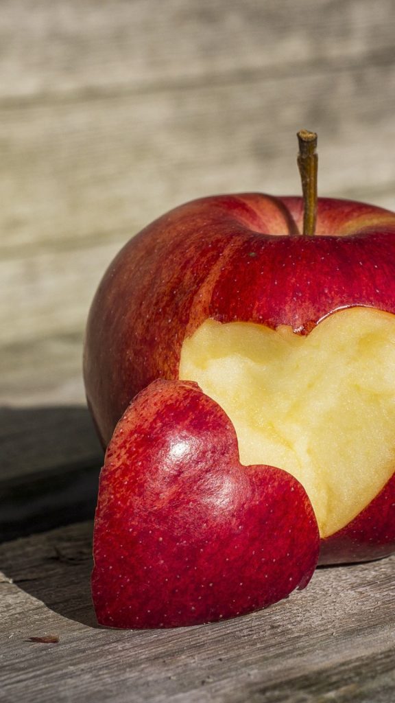 Cute heart apple wallpapers