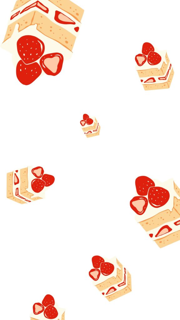 Cute kawaii strawberry shortcake on plain white background strawberry shortcake wallpaper