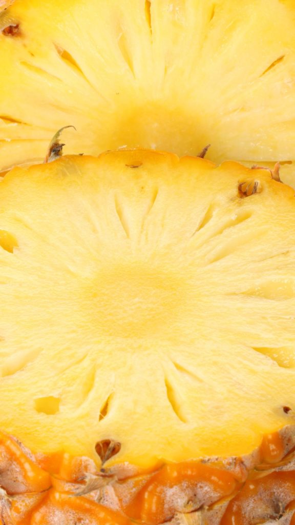 Cute photograph of sweet and fresh pineapple pieces Pineapple wallpaper