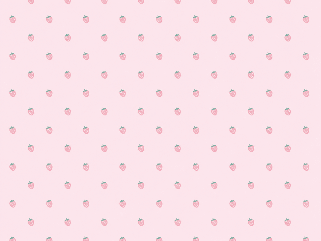 Pastel pink strawberry wallpaper iphone