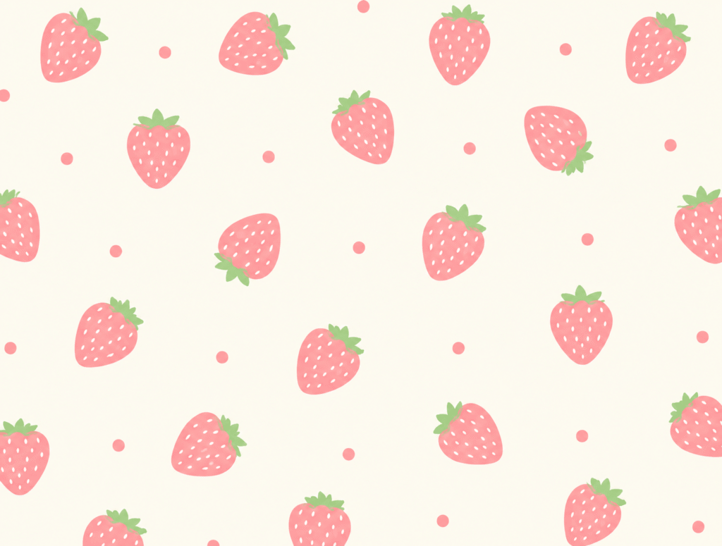 Pink Strawberry wallpaper laptop