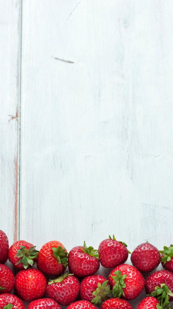 Strawberries with white vintage colour in back scene Strawberry Background Wallpaper