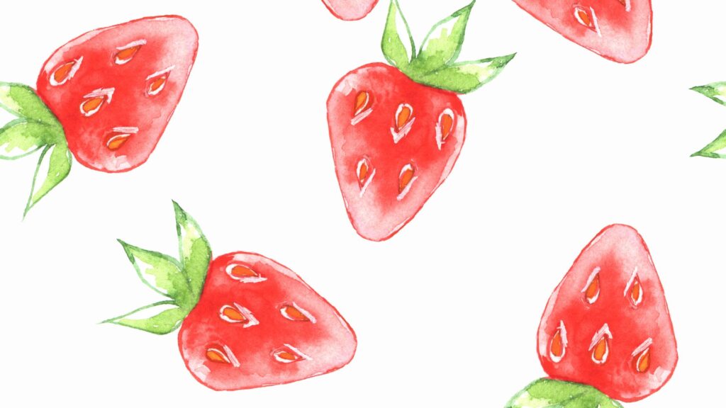 Strawberry Background Wallpaper 4K