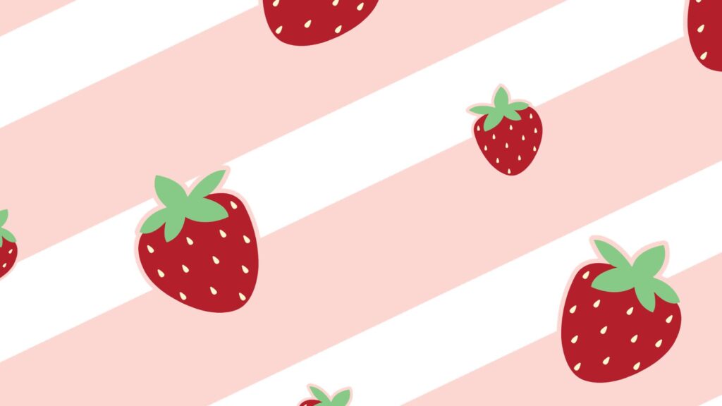 Strawberry Background for Laptop