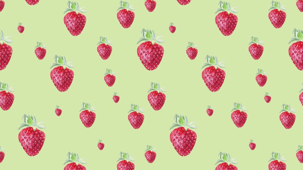 Strawberry Phone Background