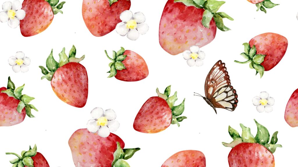 Strawberry Sweet Background