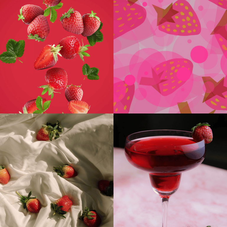 Strawberry background wallpaper