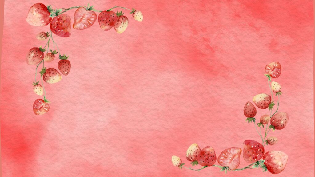 Strawberry shortcake wallpaper desktop background design aesthetic iphone