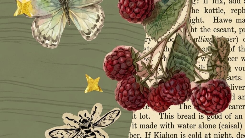 Vintage strawberry wallpaper free download