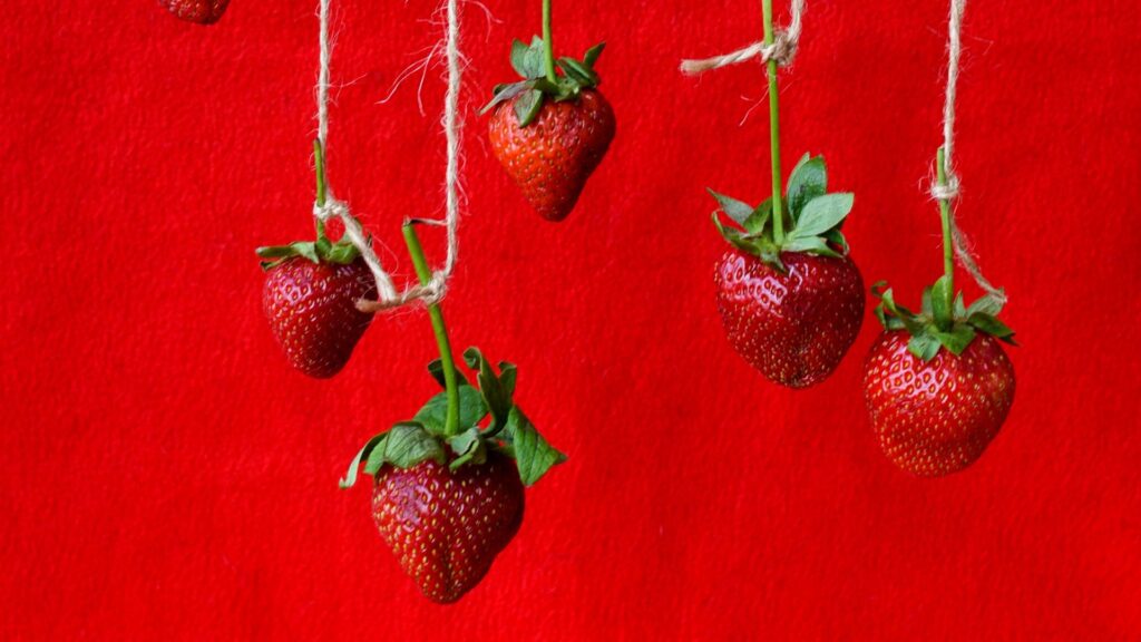 strawberry wallpaper background