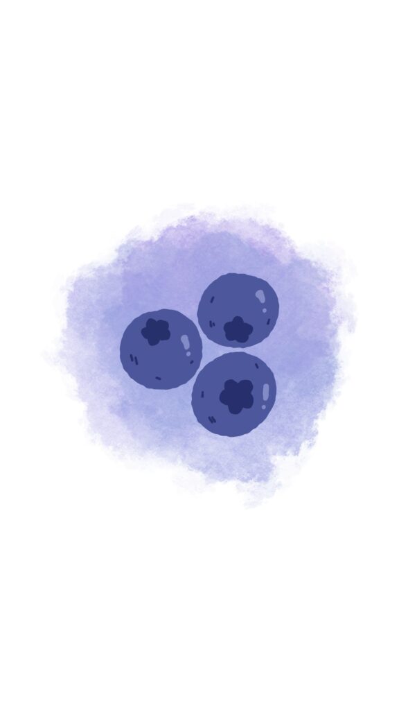 Minimal blueberry icon pattern aesthetic blueberry wallpaper