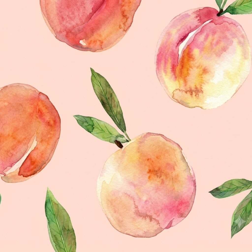 4K peach wallpaper