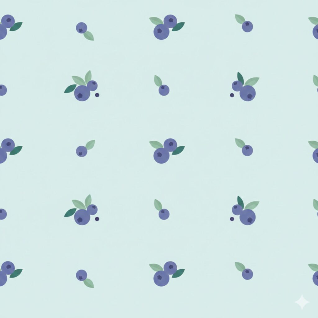 Pastel cartoon blueberry background aesthetic blueberry wallpaper