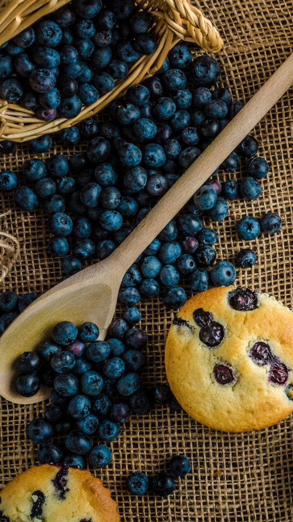 Aesthetic and cute blueberry wallpaper