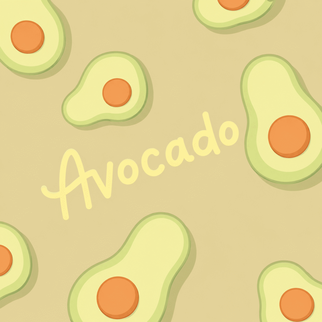 Aesthetic avocado phone wallpaper