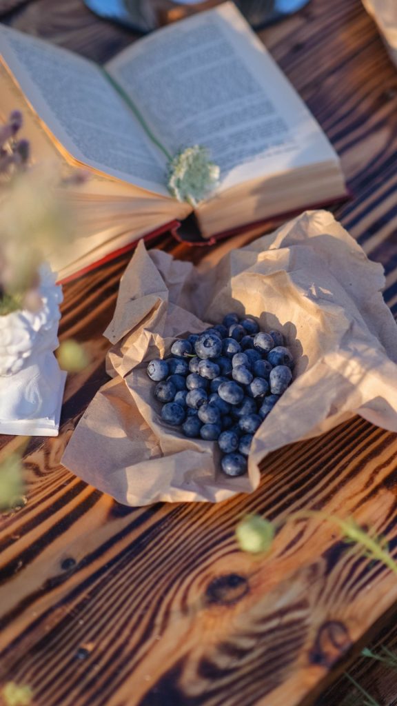 Aesthetic blueberry wallpaper