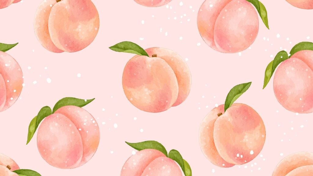 Aesthetic peach wallpaper