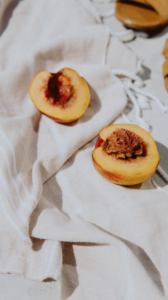 Aesthetic shoot peach wallpaper